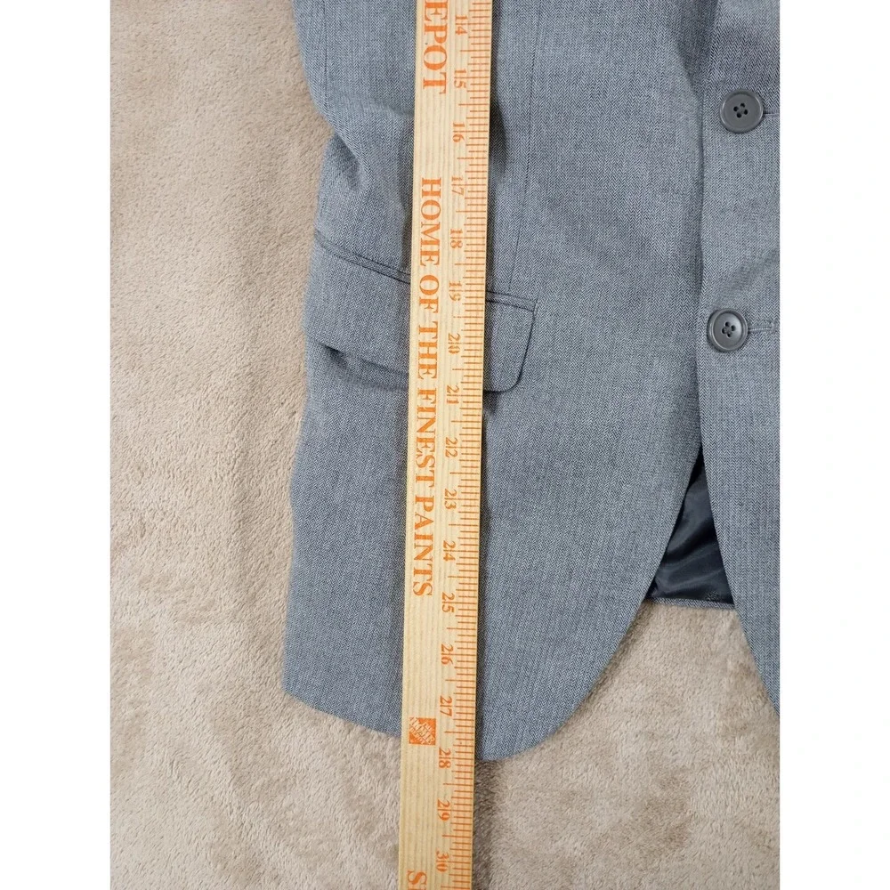 John Varvatos U.S.A  Bedford Blazer‎ Jacket Men 36S Grey Stretch 2 Button EUC